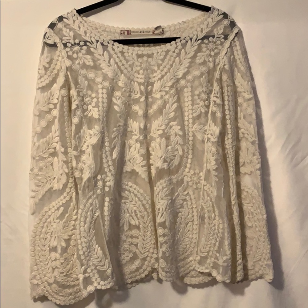 Chelsea & Violet lace long sleeve